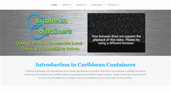 Desktop Screenshot of caribbean-containers.com